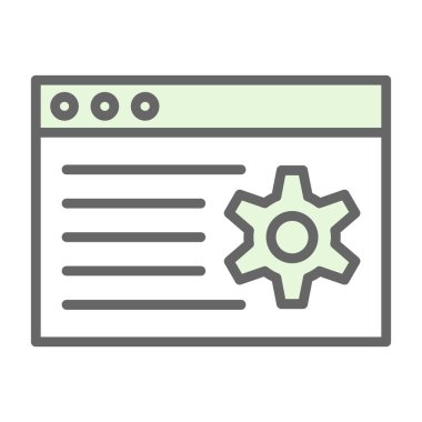 Kolayca değiştirebilen ya da düzenleyebilen web sayfası renk vektörü simgesi