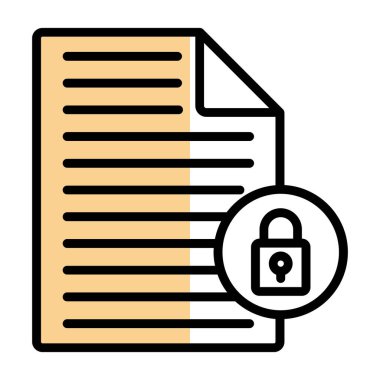 Veri Depolama simgesi, vektör illüstrasyonu