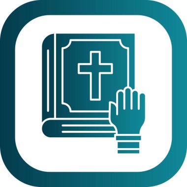 İncil. Web simgesi vektör illüstrasyonu