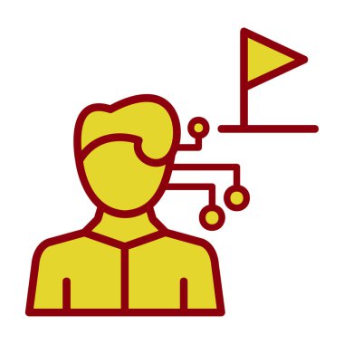 Seo simgesinin vektör illüstrasyonu