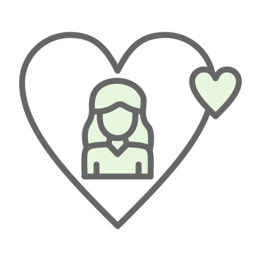 aşk vektörü simgesi simgesi