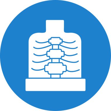 Bir araba simgesinin vektör illüstrasyonu