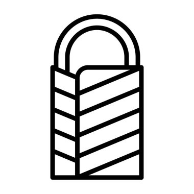 ikon vektör illüstrasyonunu kilitle