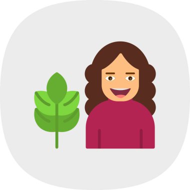 Genç kadın gülümsüyor ve çiçekleri tutuyor.