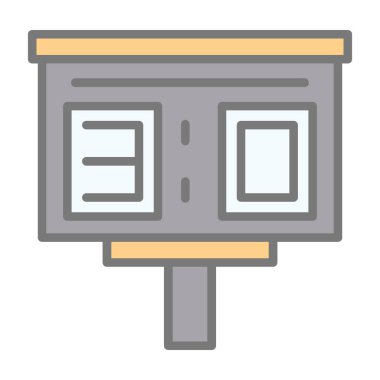 Modern simgenin vektör illüstrasyonu