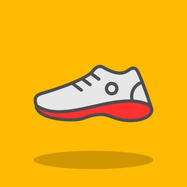 spor ayakkabı kutsal kişilerin resmi, vektör çizim