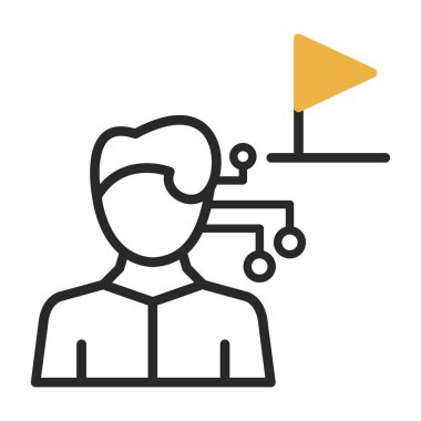 Vektör olarak kullanıcı simgesi. Logotype