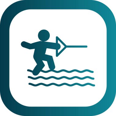 Balıkçılık simgesinin vektör illüstrasyonu