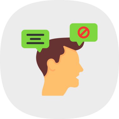 Adam sohbet mesajı ikon vektörü. İzometrik adam mesajı sohbet işareti. renk izole sembol