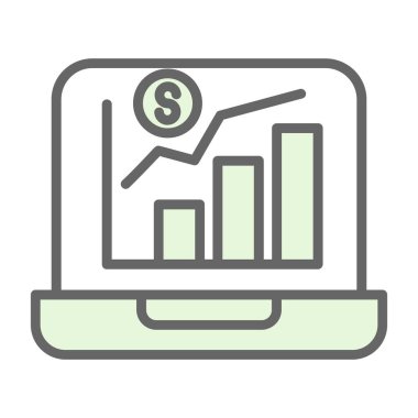 Modern simgenin vektör illüstrasyonu