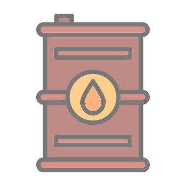 Fıçı. Web simgesi basit illüstrasyon