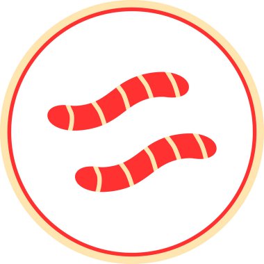 Tek bir simgenin vektör illüstrasyonu