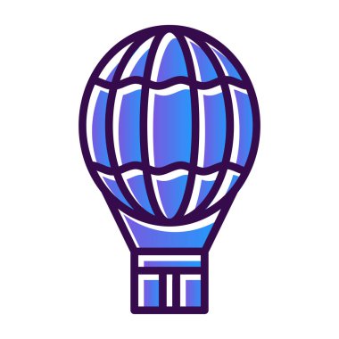 sıcak hava balonu. vektör çizim