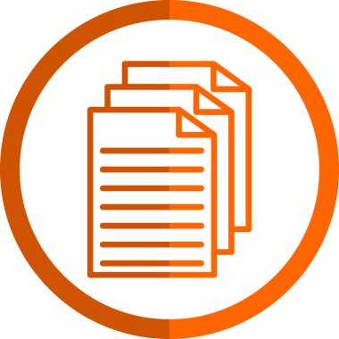 belge simgesi vektör illüstrasyonu 