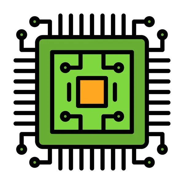 chip icon, vector illustration simple design