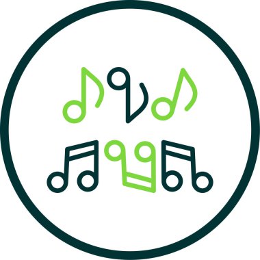 müzik aleti simge vektör çizim