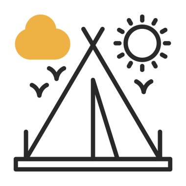 Güneş Simgesi Vektör illüstrasyonu