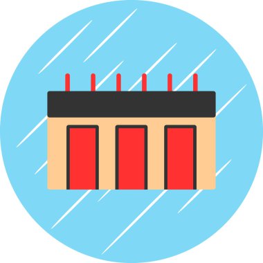 Bir evin vektör illüstrasyonu