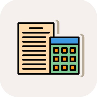 okul binası ikon vektör illüstrasyonu