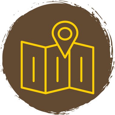 harita pin konumu simgesi düz biçimli