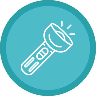 Meşale simgesi vektör illüstrasyonu