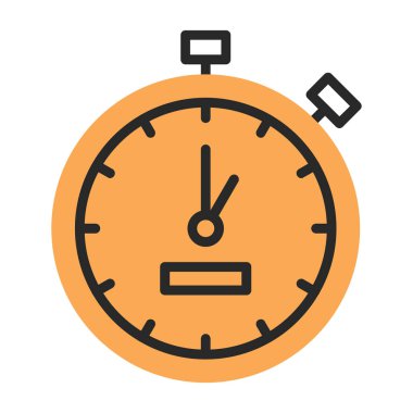 Kronometre simgesi çizimi 