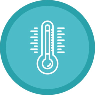 sıcaklık web simgesi, vektör illüstrasyonu 