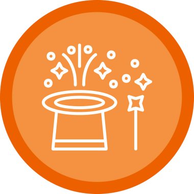 Sihirli bir lambanın vektör çizimi