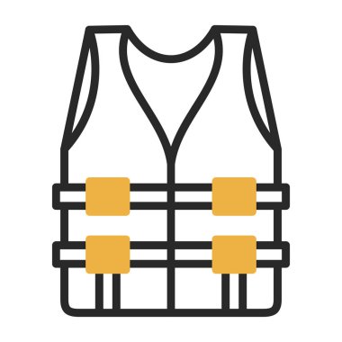 yelek simgesi, vektör biçimi