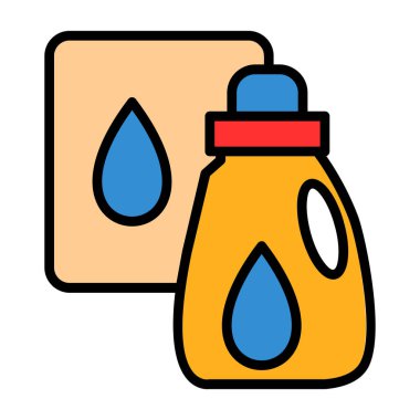 şişe simgesi vektör illüstrasyonu