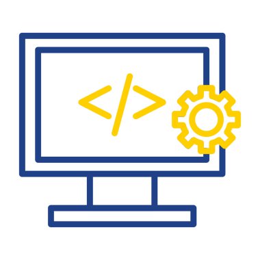 Web tasarım geliştirme simgesi 