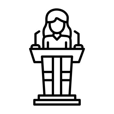 kadın öğrenci simgesi, özet biçimi