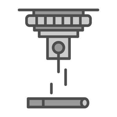 Lazer ağ simgesi vektör illüstrasyonu