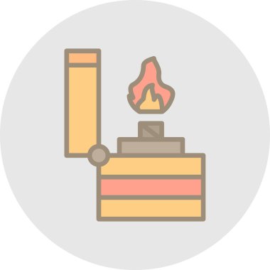 Daha hafif simgenin vektör illüstrasyonu 