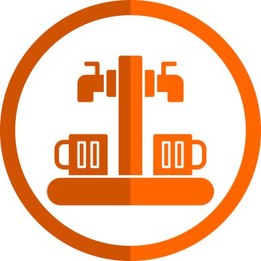 Modern simgenin vektör illüstrasyonu