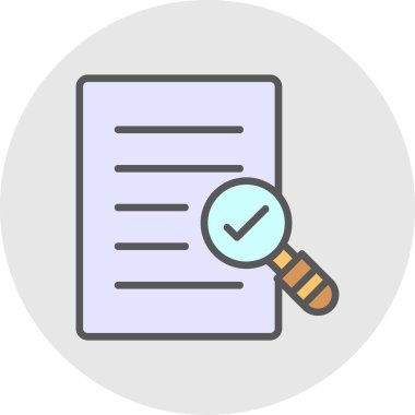 Kontrol listesi. Web simgesi basit illüstrasyon