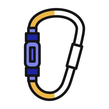 Karabina simgesi, vektör illüstrasyonu