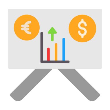 Grafik düz vektör simgesi