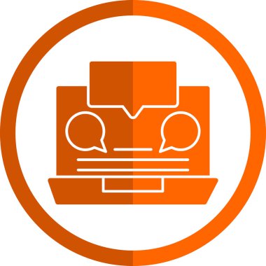 Bir araba simgesinin vektör illüstrasyonu