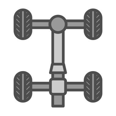 araba motoru vektör simgesi