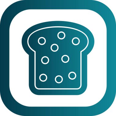 ekmek ağı ikonu vektör illüstrasyonu