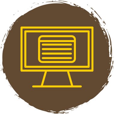 dizüstü bilgisayar ekranı vektör illüstrasyonu