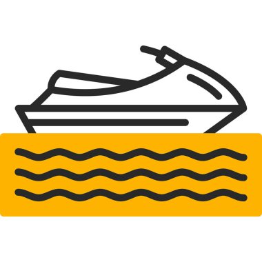 tekne simgesi, vektör illüstrasyonu