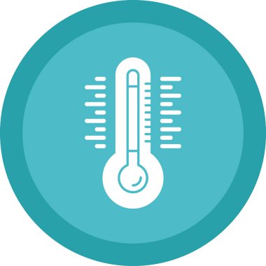 sıcaklık web simgesi, vektör illüstrasyonu 