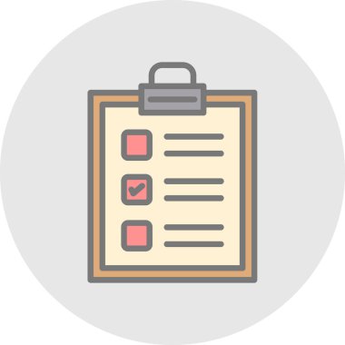 Pano simgesi, vektör illüstrasyonu basit tasarım