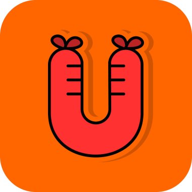 Çizgi film simgesinin vektör çizimi