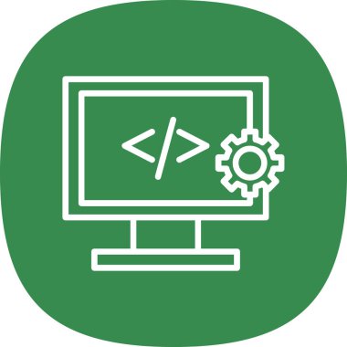 Web tasarım geliştirme simgesi 