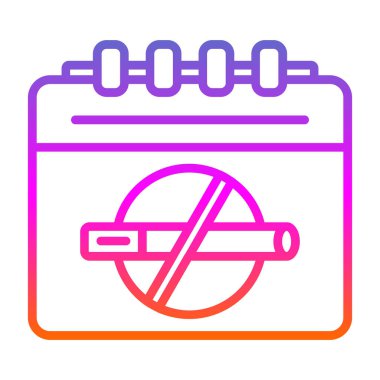 Takvim simgesi, vektör illüstrasyonu basit tasarım