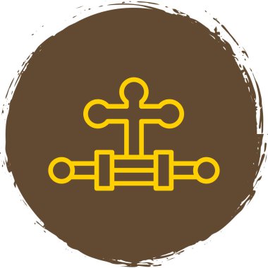 ahşap simge vektör çizimi