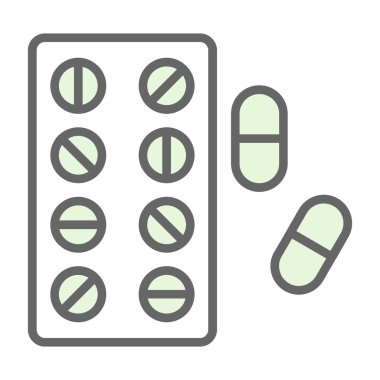 hap simgesi, vektör illüstrasyon tasarımı 